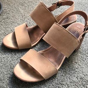 Toms honey sling back sandal
